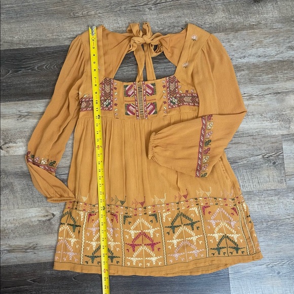 Free People Rhiannon Embroidered Dress Sz (S) - Picture 14 of 14